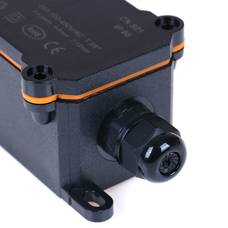 2 Way Waterproof IP68 Electrical Cable Wire Connector Junction Box for outdoo SJ