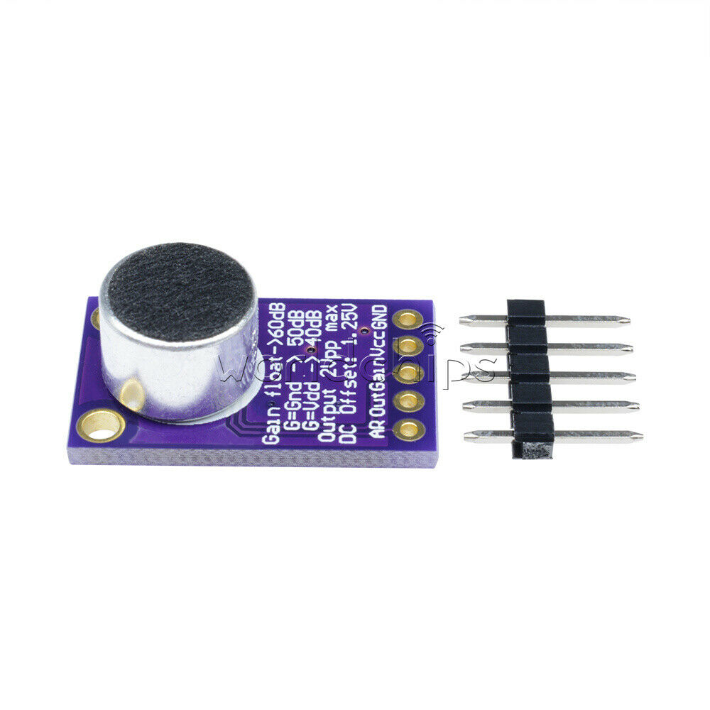 Electret Microphone Amplifier Module MAX9814 Auto Gain Control for Arduino
