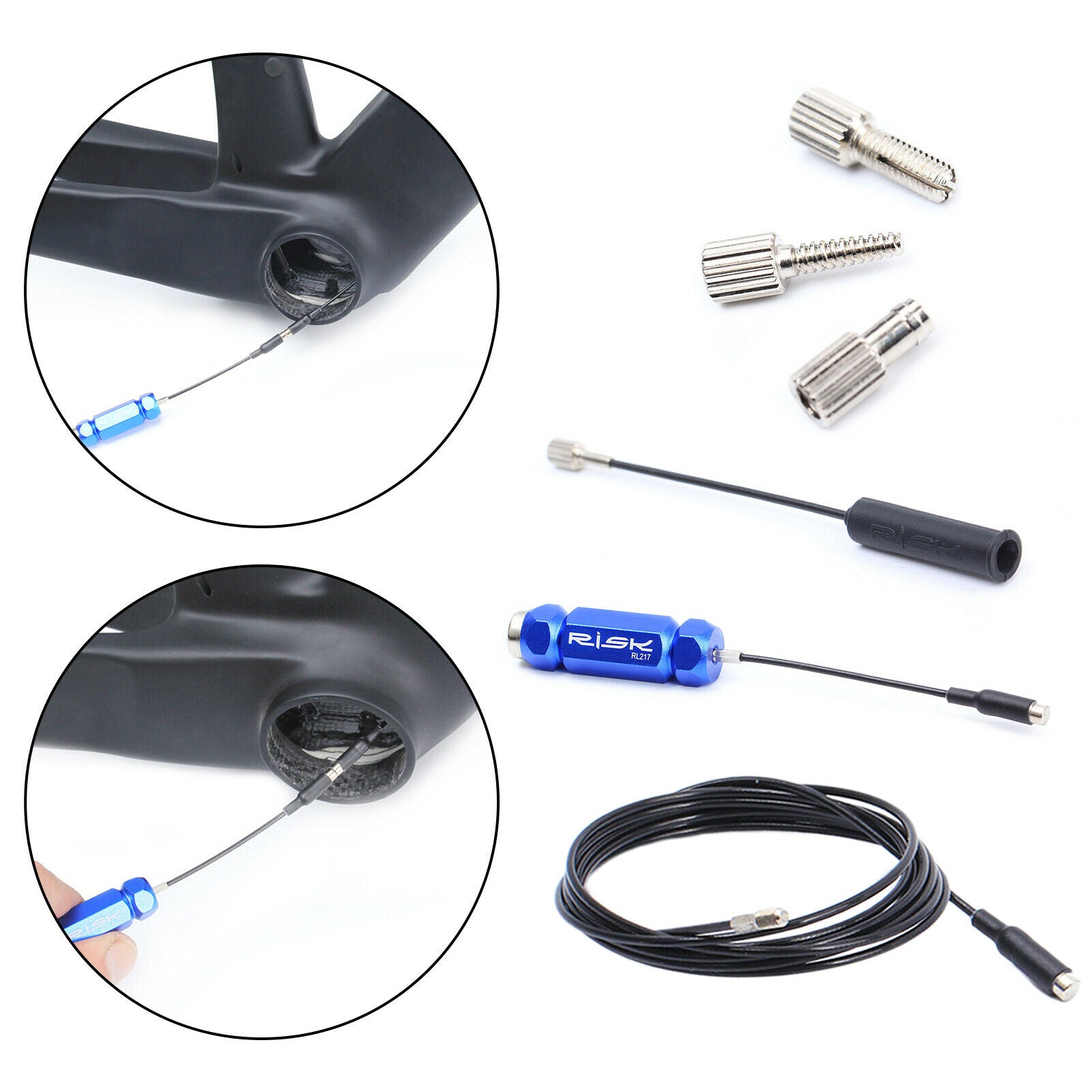 1Set Bike Internal Cable Routing Tool Frame Shift Cable Guide Install Tools