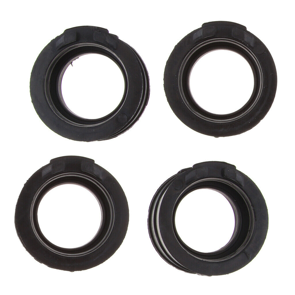 4 Pcs Intake Carburetor Adapter Interface Insulator Glue For Yamaha XJ600