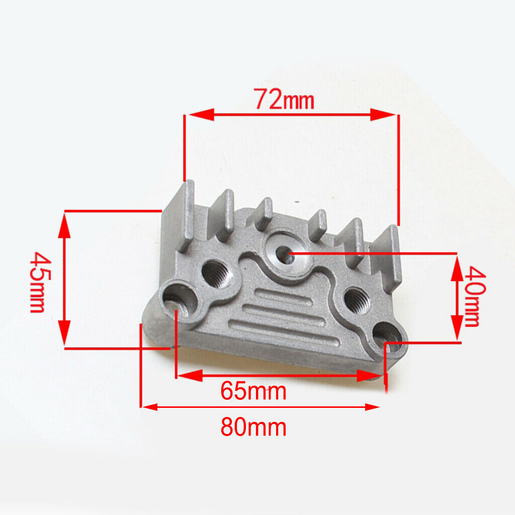 Sliver Oil Engine Cooling Radiator for 125cc 140cc Motorbike Pit Bike