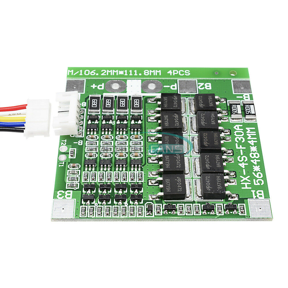 4S Cell Balance 30A 14.8V Li-ion Lithium Battery BMS PCB Protection Board