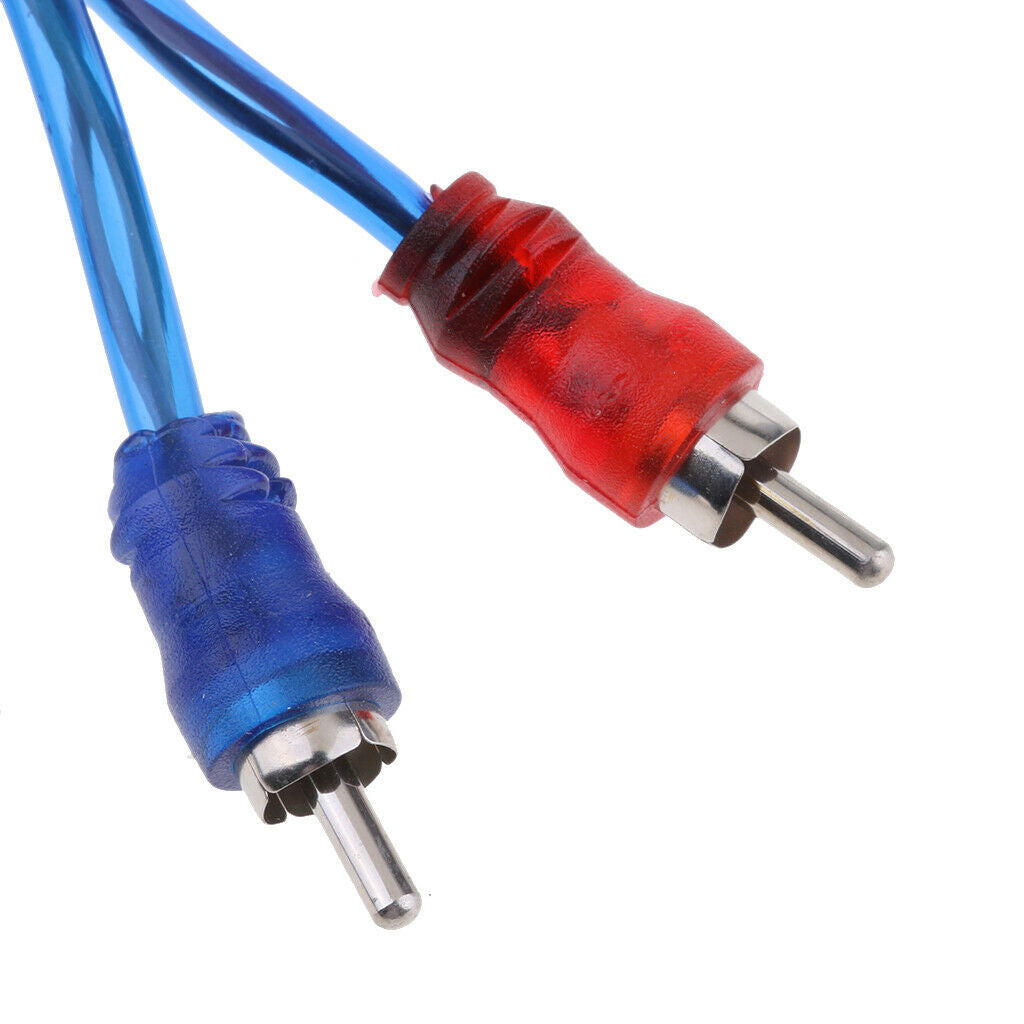 2 RCA Male to 2 RCA Male Auto Car Stereo Audio Cable Amplifier Cable 4.5m