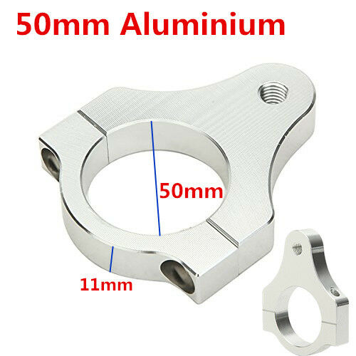 50mm Aluminium Steering Damper Fork Frame Mounting Clamp Bracket for Motorcycle