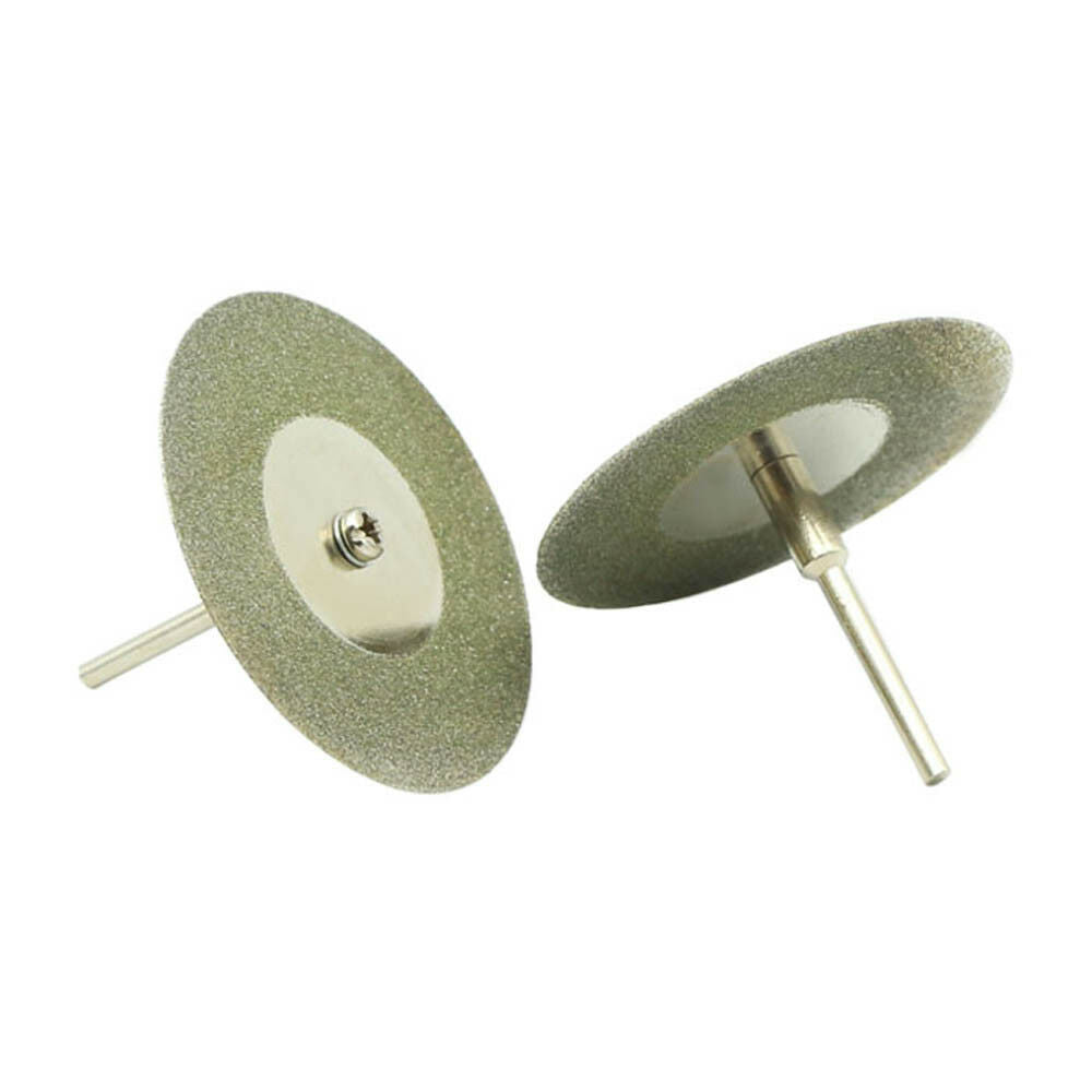 10PCS 40mm Diamond Coated Rotary Cutting Cut Off Blade Wheels Disc Kits New