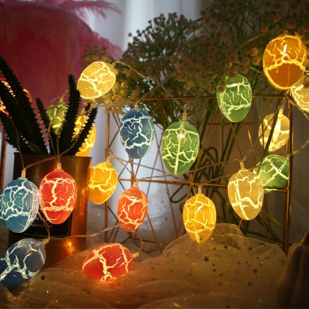 Easter Eggs LED String Lights 3 Meters 20 LED String Lights for Party Decoration