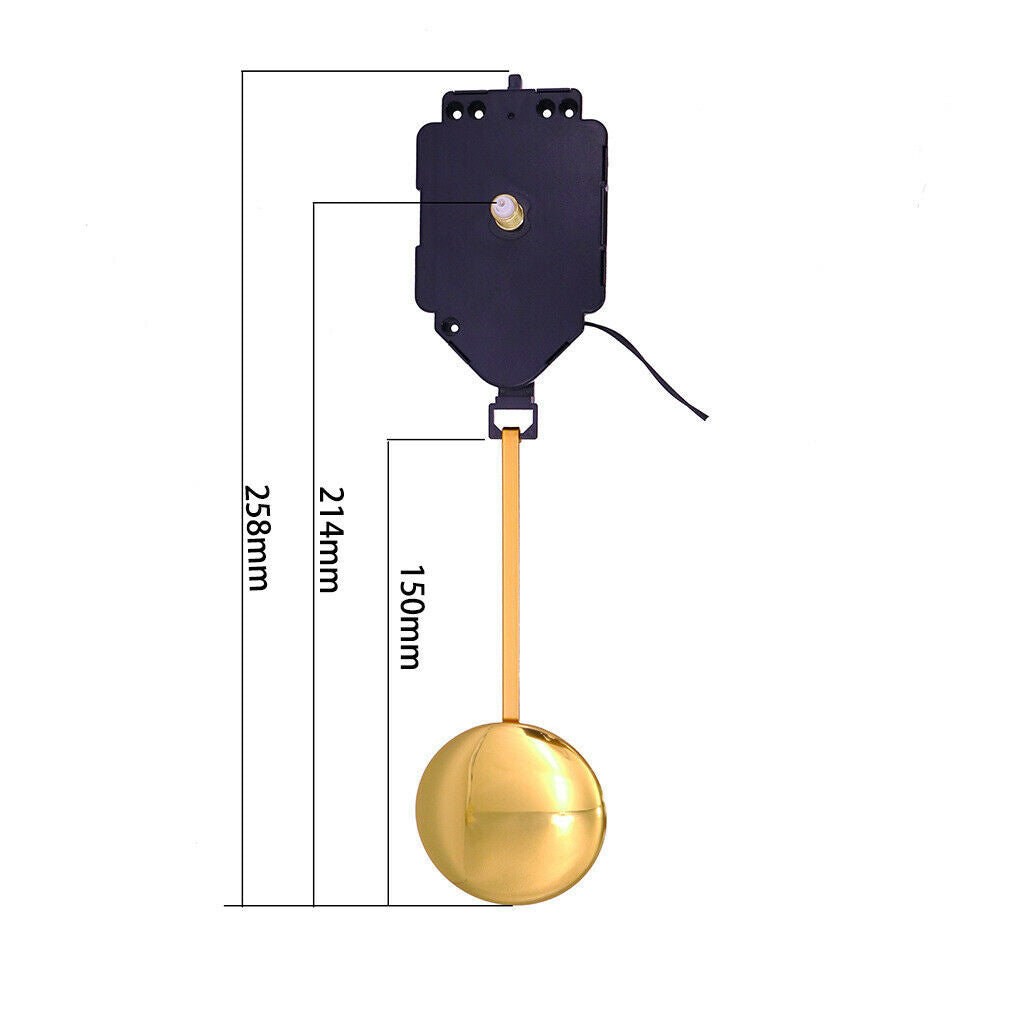 Quartz Pendulum Trigger Clock Movement Chime Music Box DIY Clock Accessories Set