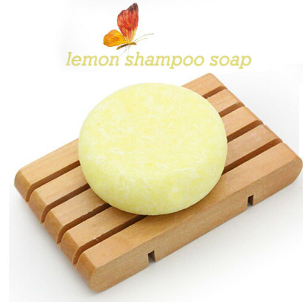 6x Organic Solid Shampoo Soap Bar Eco-Friendly Plant Essence for Dry Hair