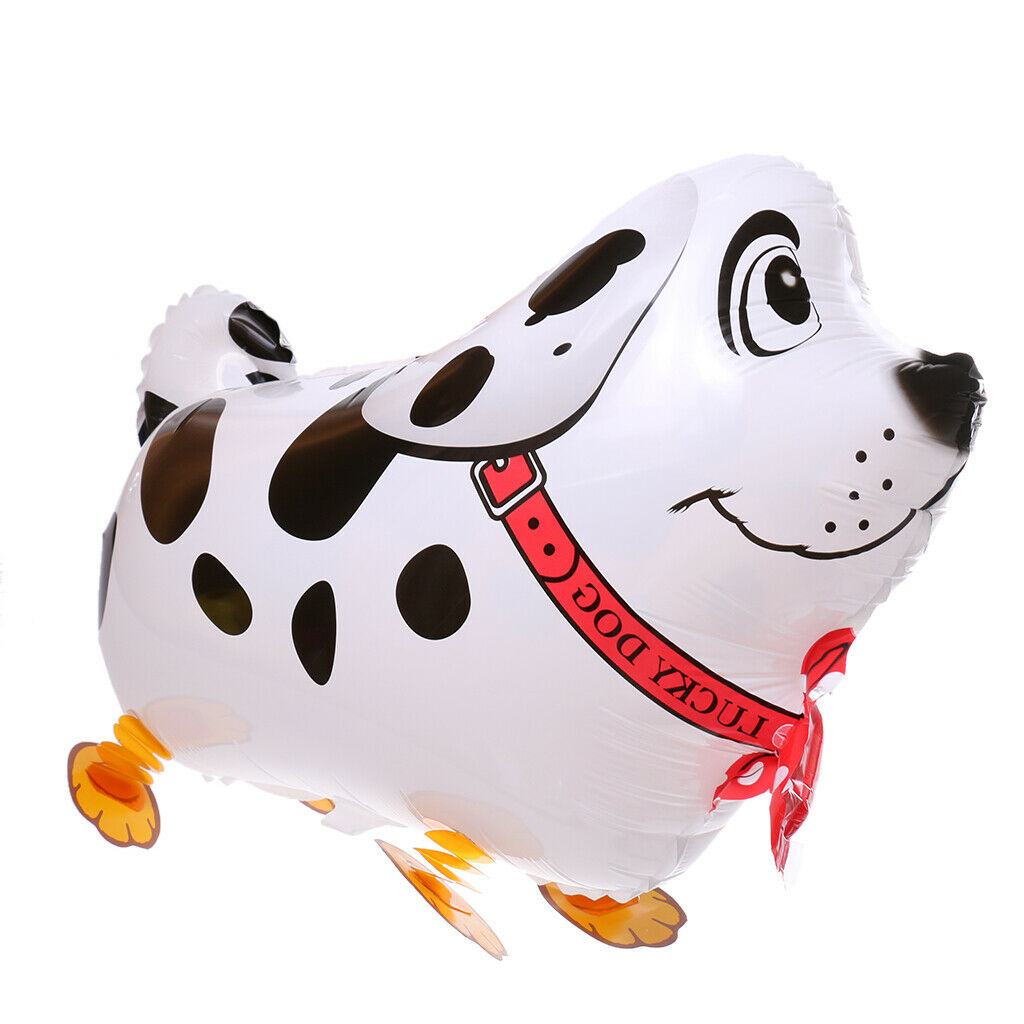 Walking Spotty dog Balloon Pet Animal Helium  Kids Party Toys