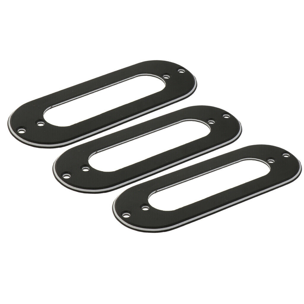 6pcs Single Coil Pickup Frame Mounting Rings for  ST Electric Guitar Accessory