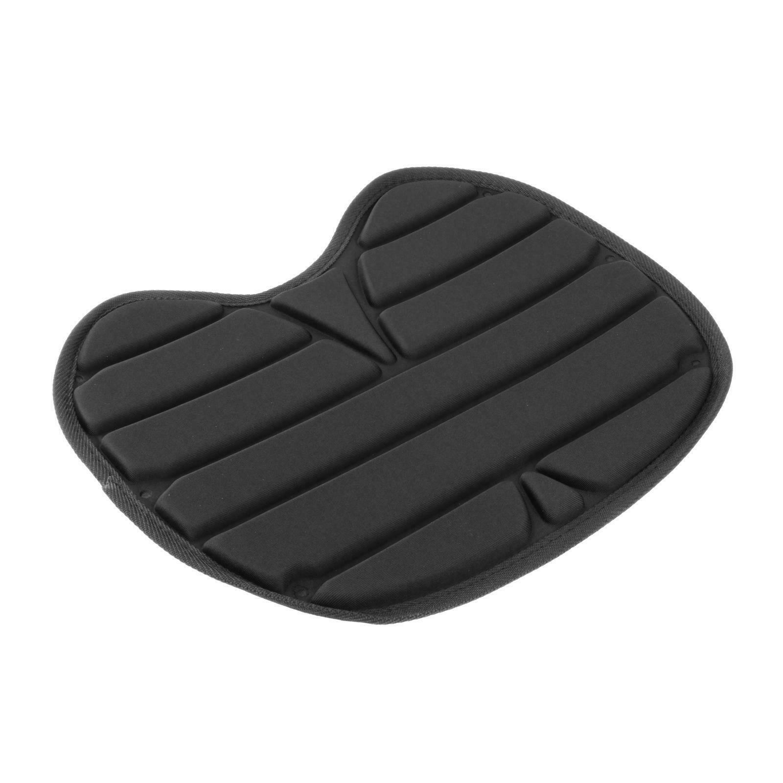 2X Waterproof Kayak Seat Cushion Lightweight Canoe Pad Stadium Seats Pads Black