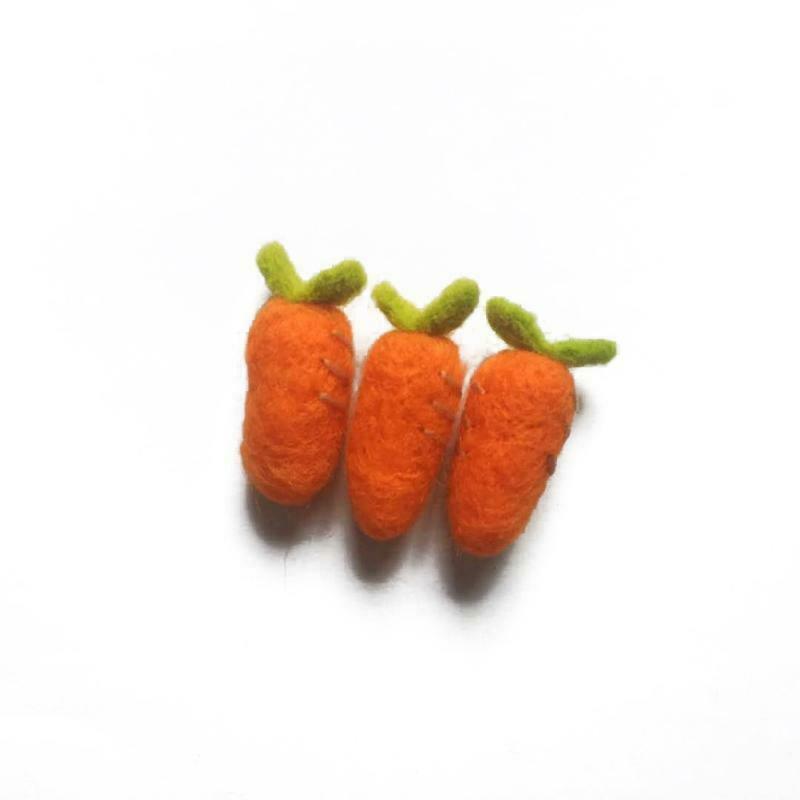 Newborn Photography Felt Carrot Shape Props Baby Girl Boy Photo Tool Handmade