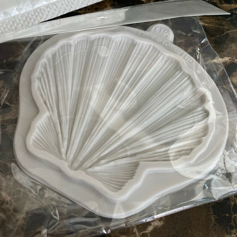 Clam Shell Silicone Mold for Fondant Cake Decor Cupcakes Sugarcra.l8