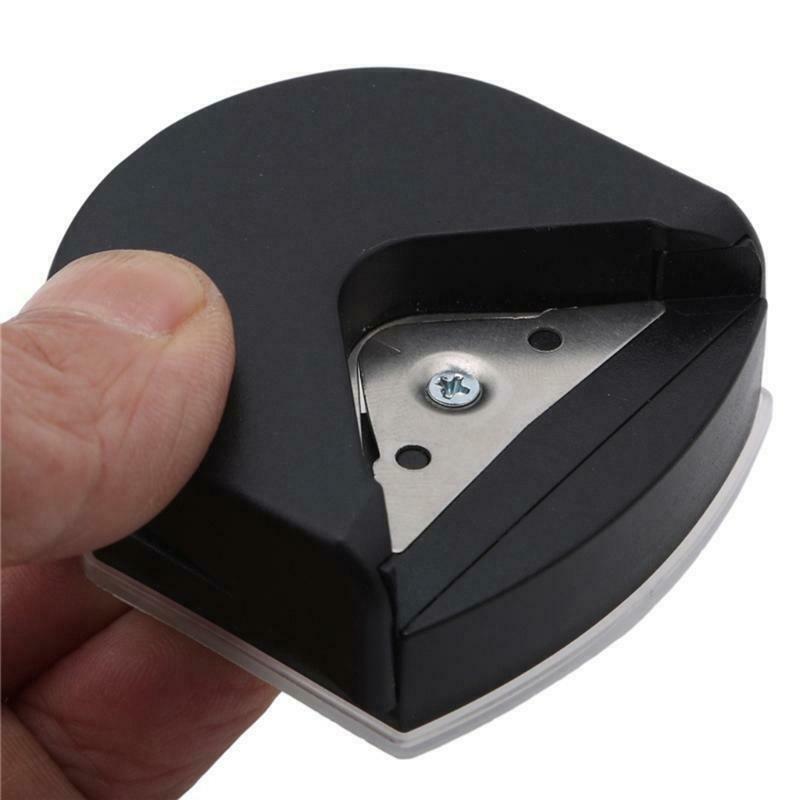 4mm Mini Corner Cutter Rounding Tool  Card Photo Corner Rounder No Burr Black