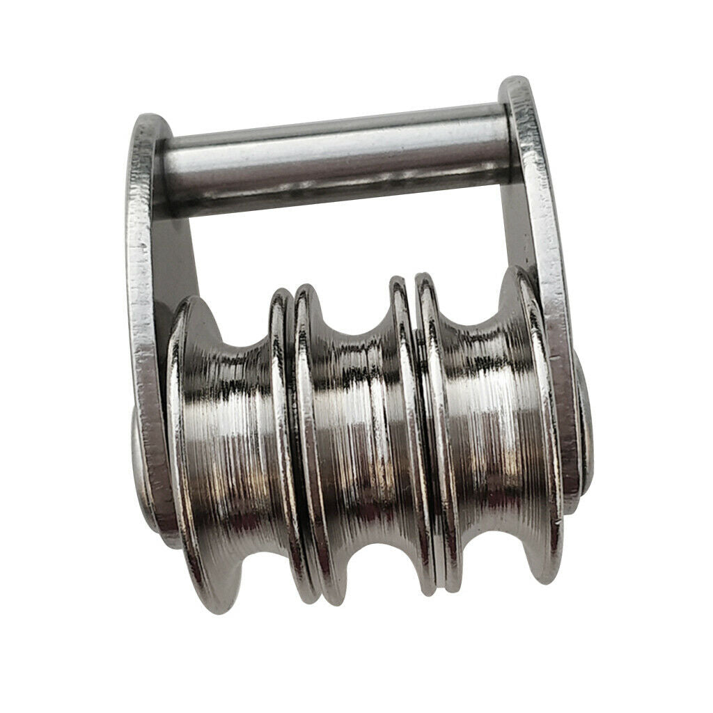 316 Stainless Steel Sail Tack Triple Pulley Part for Windsurfing Sails