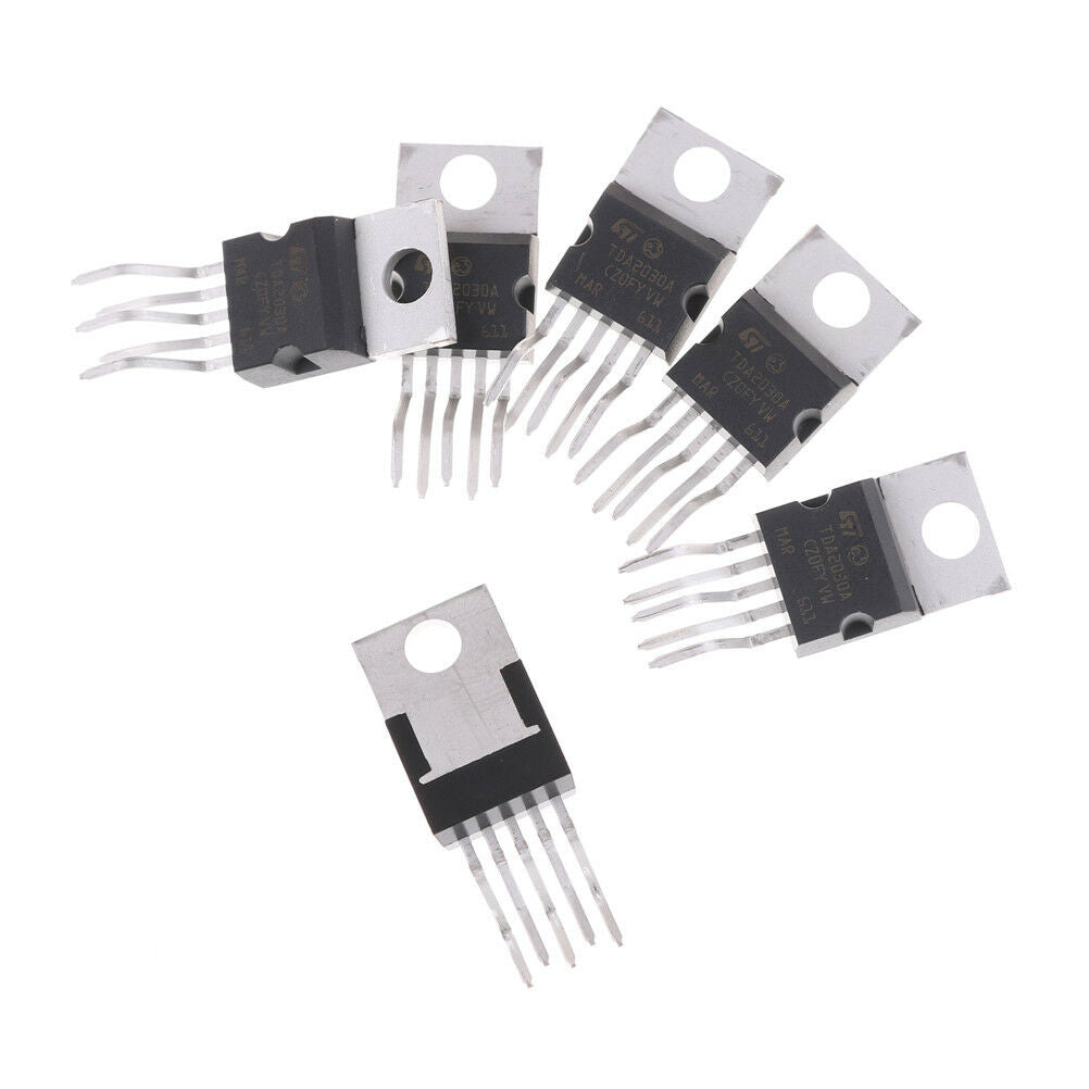 6Pcs New TDA2030A TO-220 18W Hi-Fi Amplifier 35W Driver Integrated Circ Tt