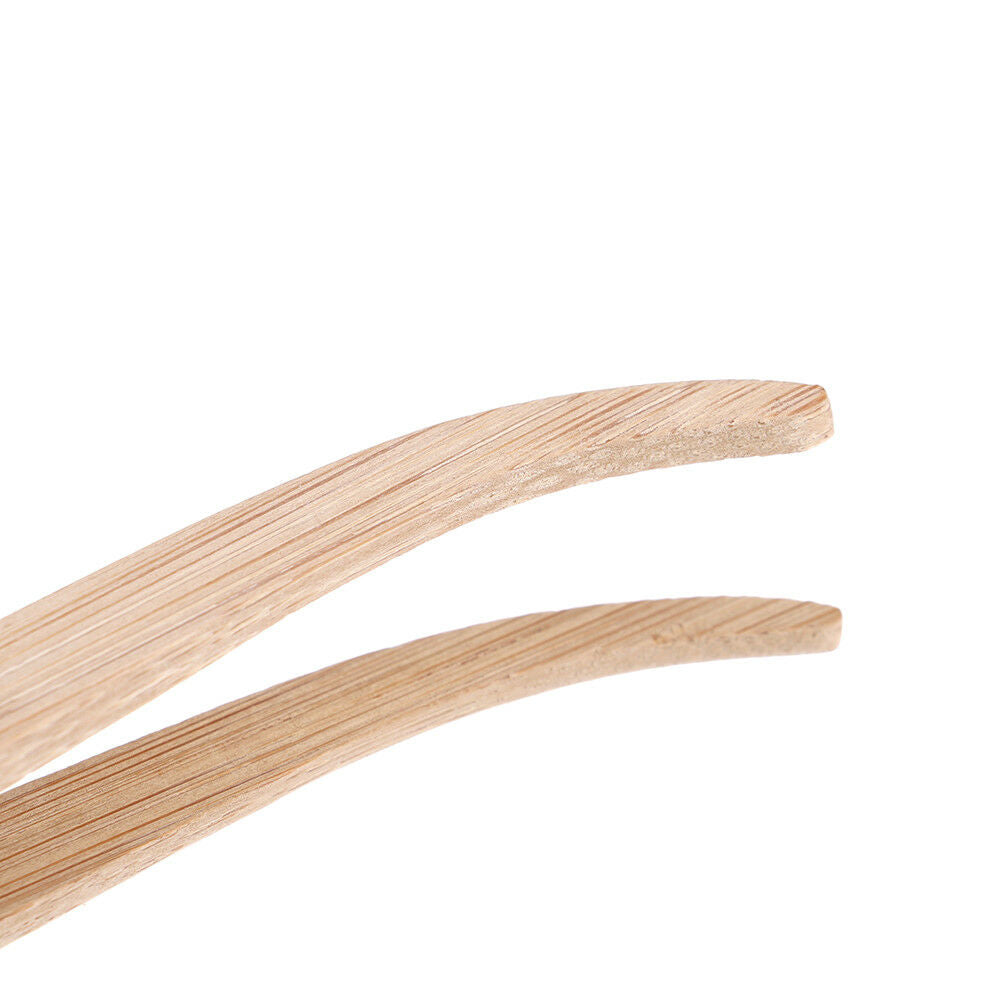 Eco-Friendly Bamboo Tool Angled Reptile Terrarium Feeding Tweezers&lAT.l8