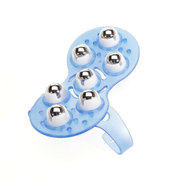 7 Stainless Steel Rolling Balls Massager Glove Metal Ball Massor