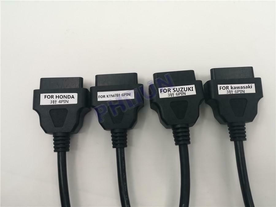 For SUZUKI OBD2 6 Pin Diagnostic Plug Adapter Motorcycle Scooter ATV Cable