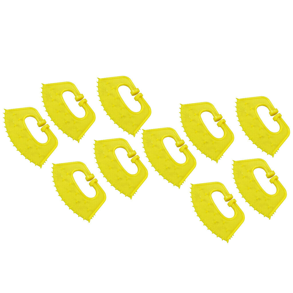 10 Pcs Thickened Plastic Calf Nose Prick Cattle Nose Thorn Clip Weaning Tool