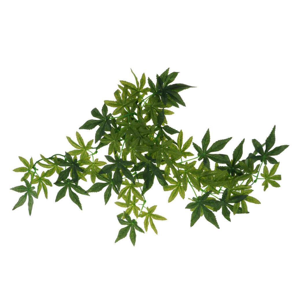 2 pcs 50CM Bendable Reptiles Vine Jungle Climber Vines Artificial Decor