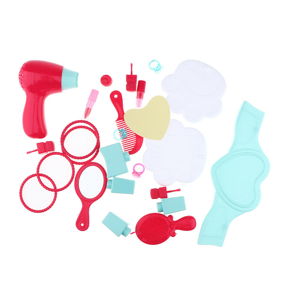 Pretend Play Beauty Playset, Fashion & Makeup Accessories with a Storage