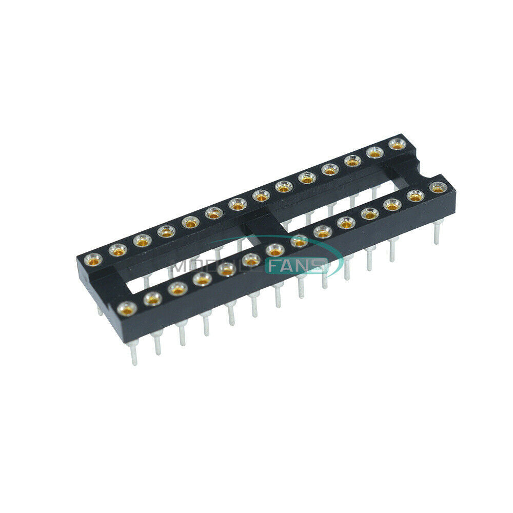 10PCS 28Pin DIP SIP Round IC Sockets Adaptor Solder Narrow Type