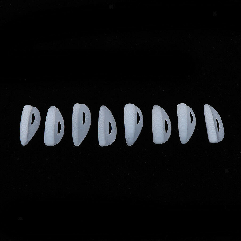 8Pcs 4 Sizes Lash Silicone Pads Eyelash Extension Lifting Perming Curling
