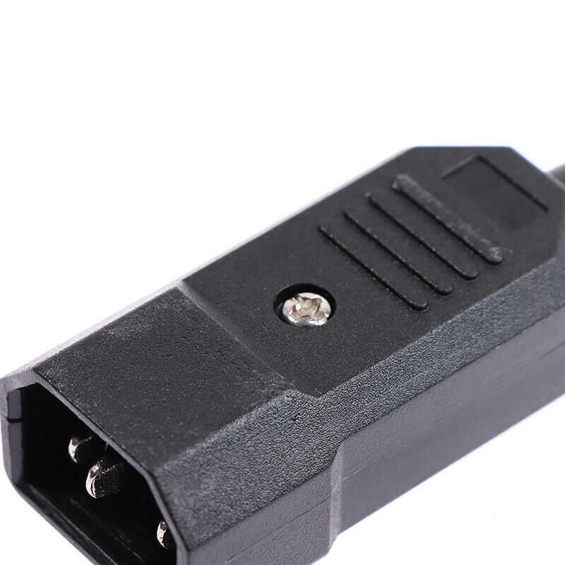 Cable Plug Connector 10A 250V Female&male Plug Power Connector 3 Pin AC S.l8