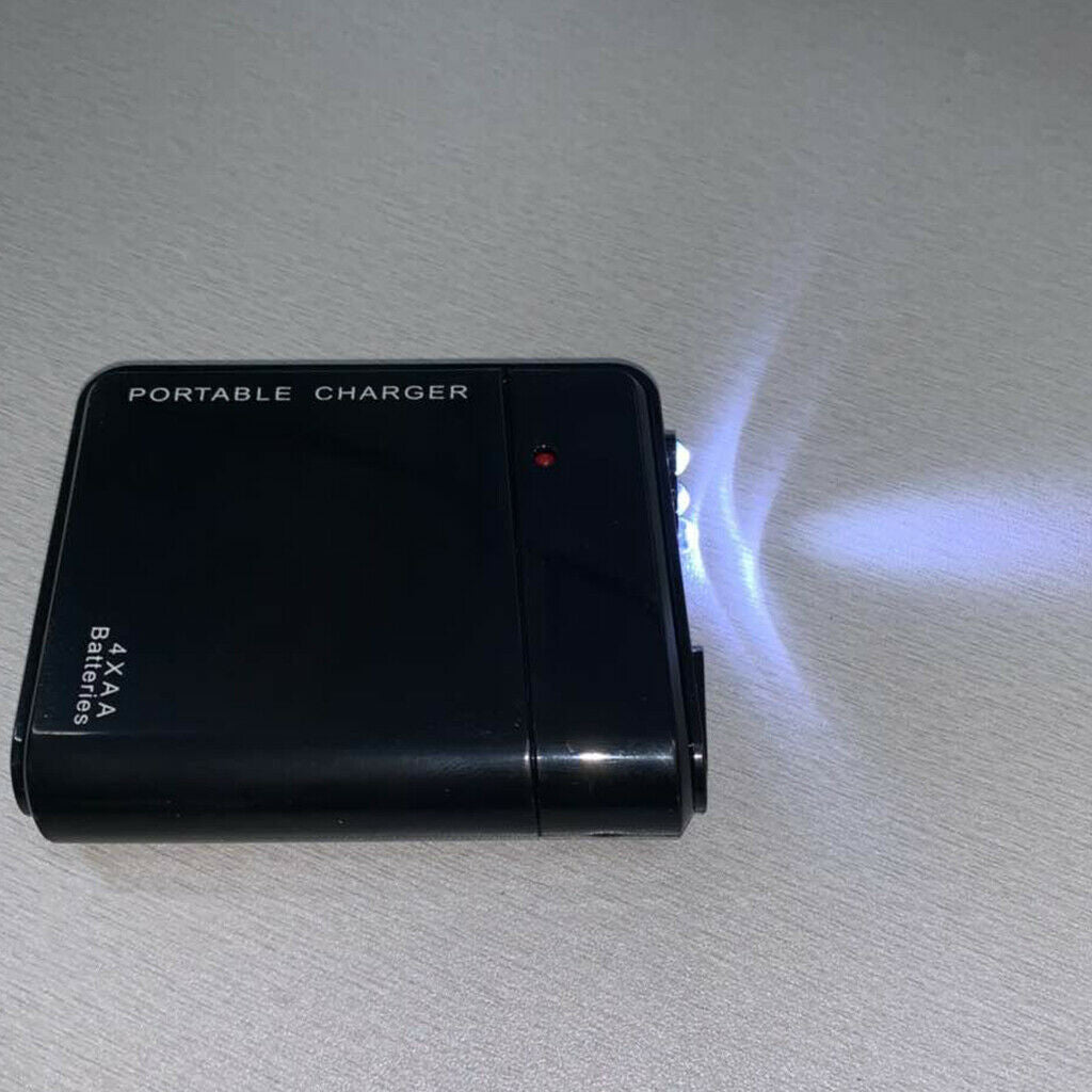 Universal 4 X AA Battery Portable Emergency USB Mobile Phone Charger