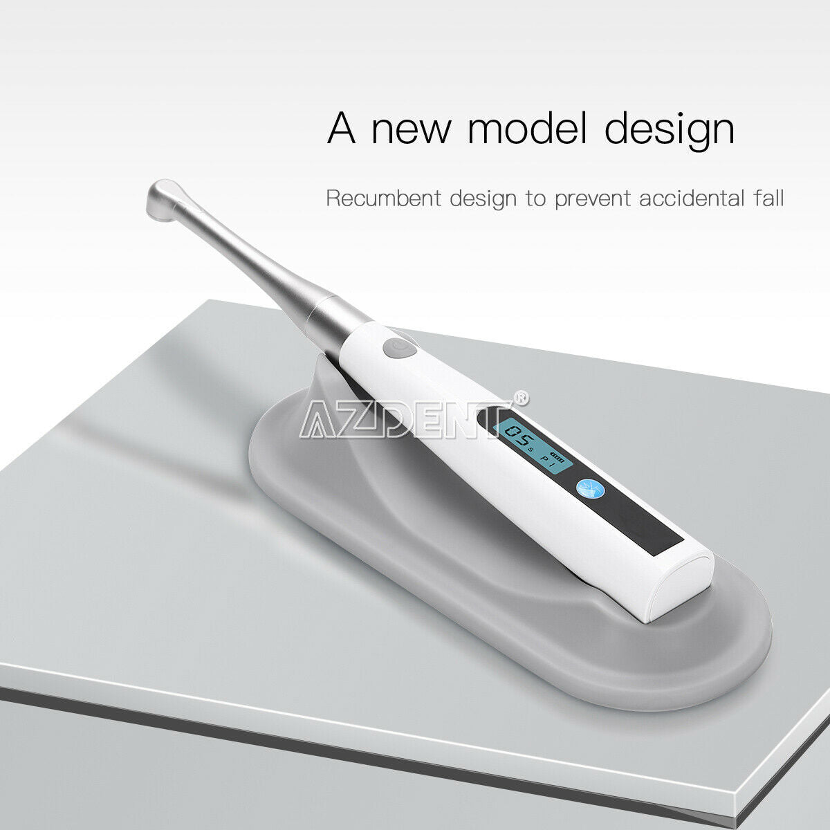 2X Dental Cordless LED Curing Light Lamp Metal Head 1s Cure 800-1400mw/cm²