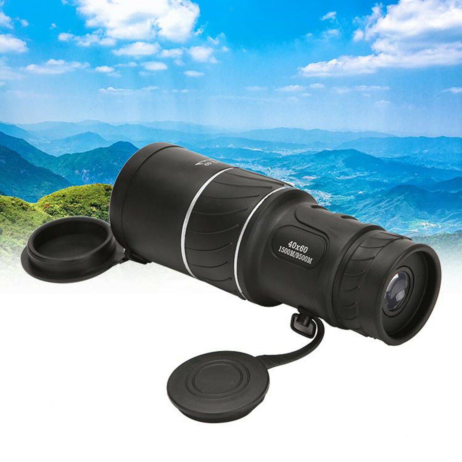 9500m 40X60   HD Monocular Telescope with Durable and Clear FMC