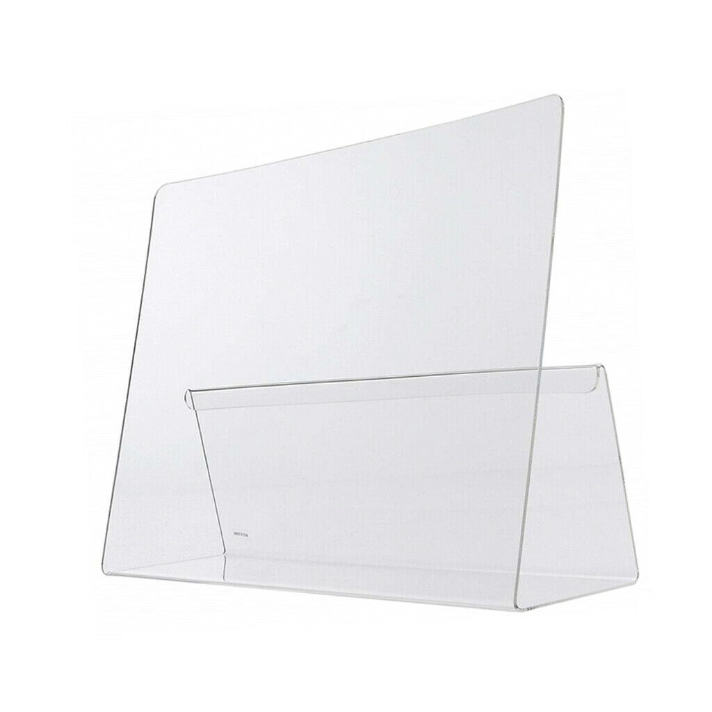 Home Party Clear Acrylic Recipe Menu Countertop Display Stands Holder Rack