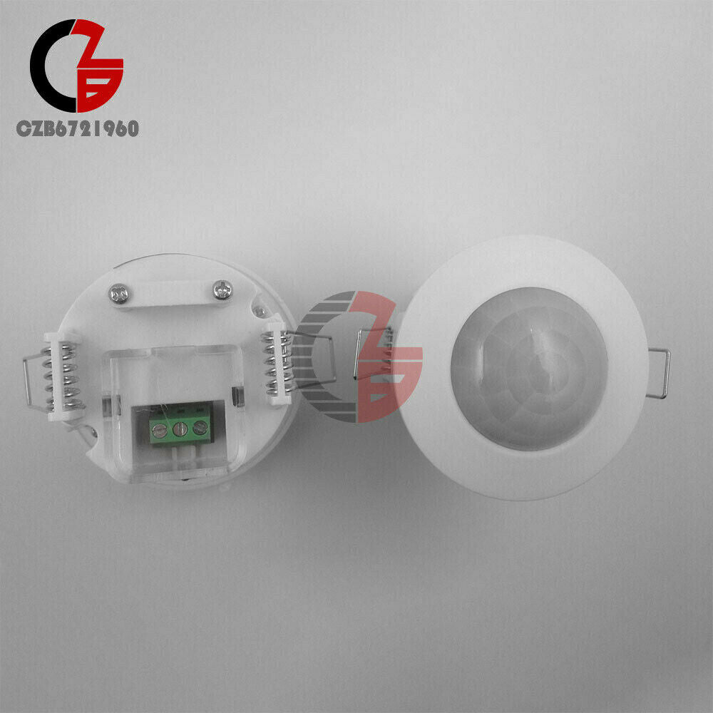 AC 240V 360° Embed PIR Motion Sensor Detector Infrared Home Light Control Switch