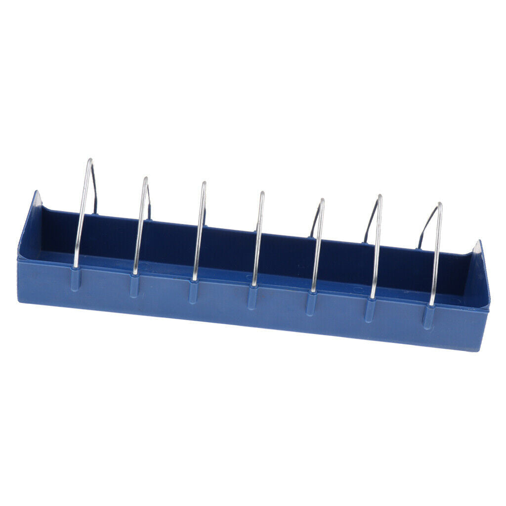 Chicken Poultry Feeder Trough Chicken Rearing Tool for Blue Chicken Pigeon