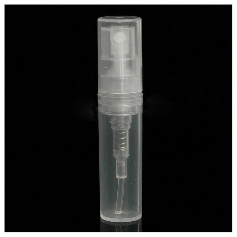 50PCS 2ml Travel Transparent Plastic Perfume Refillable Empty Spray Bottle