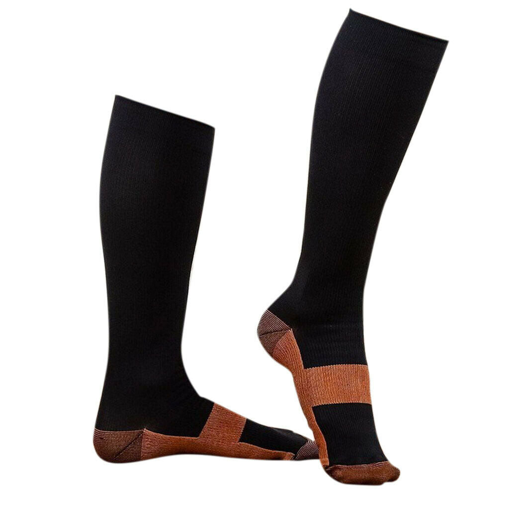 Fashion Magic Soft Unisex  Anti-Fatigue Compression Socks L