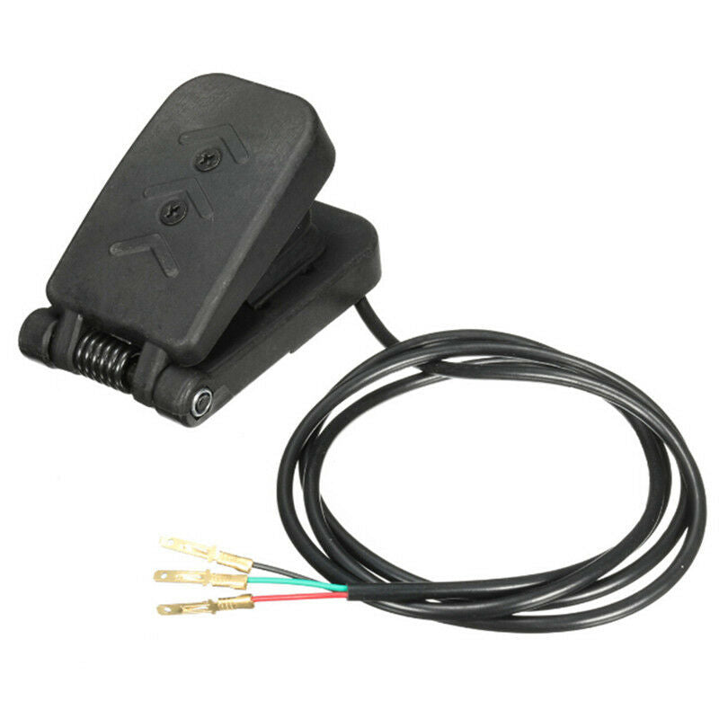 Black Plastic ATV Foot Throttle Accelerator Speed Control Pedal For Bike Scoo Lt