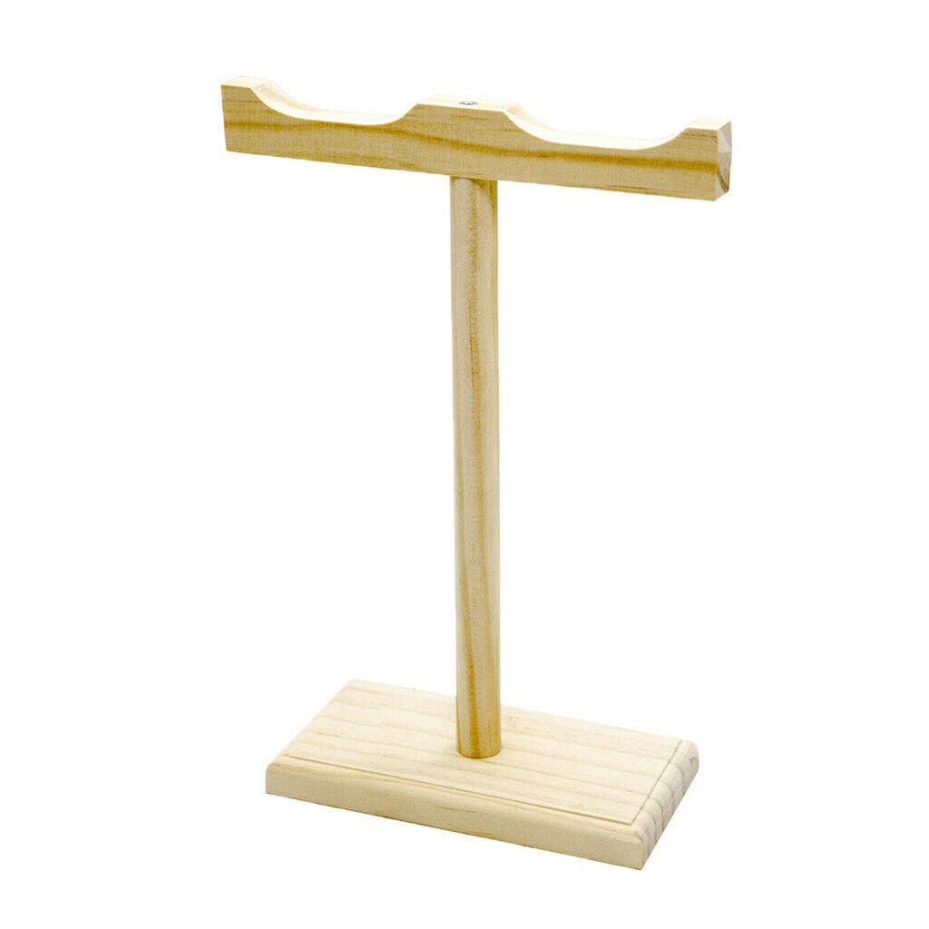 Wooden Standing Adjustable Parrot Training Perch Stand Bird Travel Perches