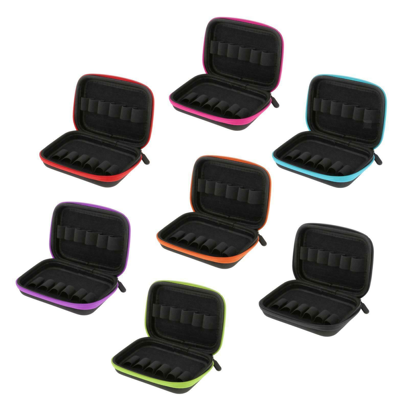 Essential Oil Bag10ml Aromatherapy Storage Holder Case for 12 Bottles Red