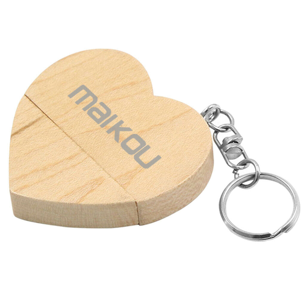 64GB Heart-Shaped USB Flash Drive USB 3.0 Pen Drive