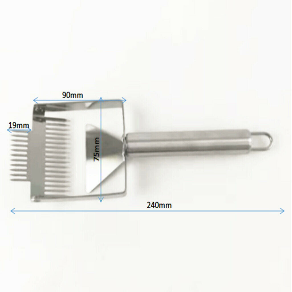 Stainless Steel Honey Scraper Fork Beekeeping Uncapping Bee  Shovel Tool