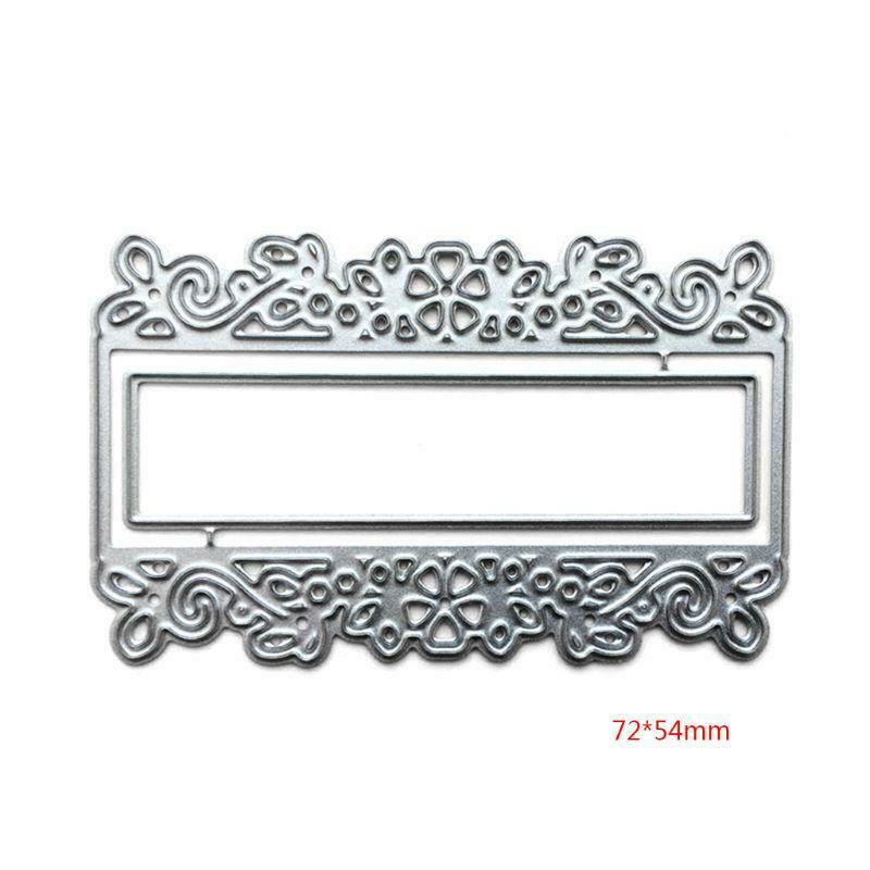 Lace Label Metal Cutting Dies Stencil Scrapbooking DIY Album Stamp Paper Cards