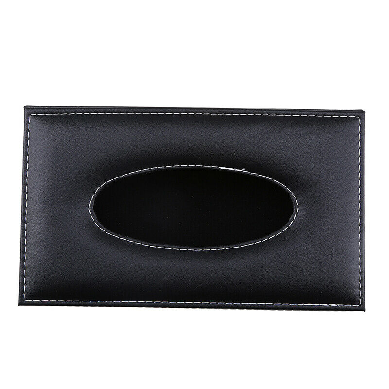 Universal PU Car Auto Sun Visor Tissue Boxes Holder Paper Box Cover Case