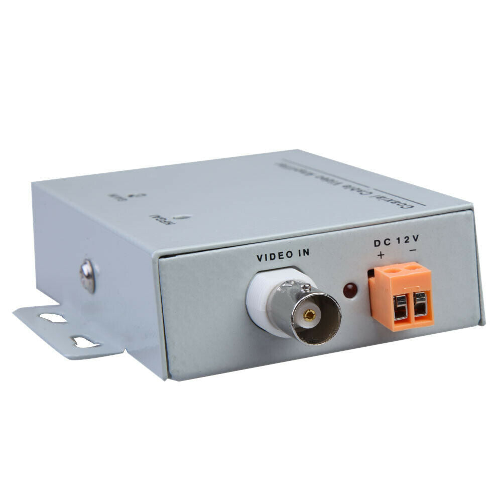 Coaxial Cable BNC Video Signal Amplifier Booster Security CCTV Camera Connectors