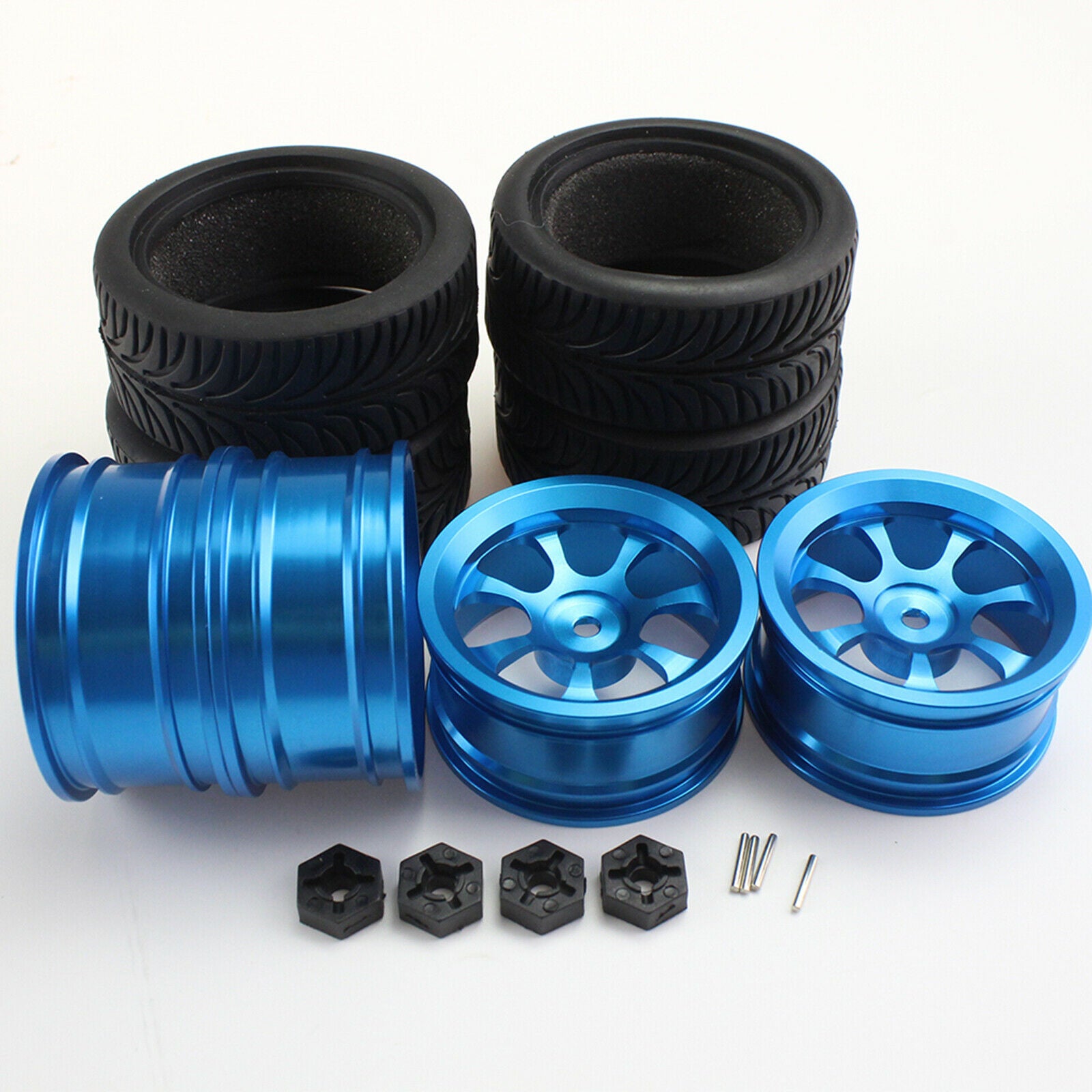 RC Metal Wheel Tires for WLTOYS 144001 RC Climbing Car DIY Parts Accessories