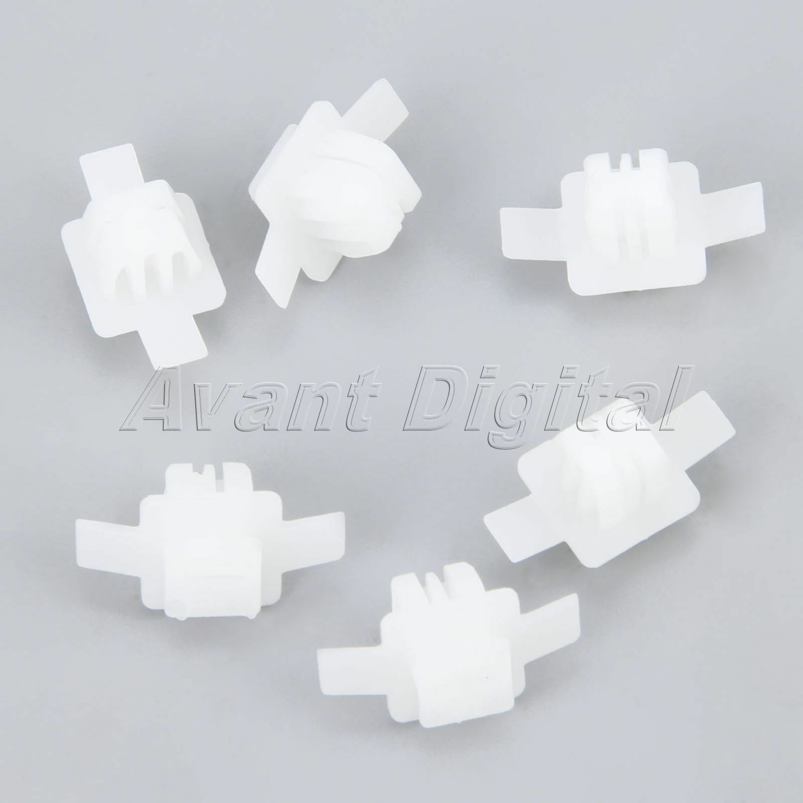50PC White Nylon Wheel Arch Trim Clips DY1107 91513-SMG-E11  91513-SMG-E01
