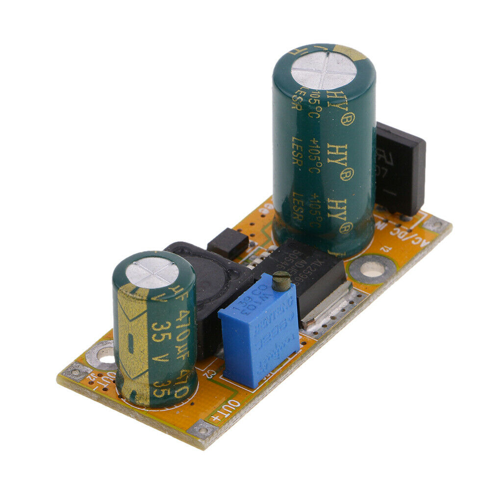 2Pcs AC 24V to DC 12V LM2596 Adjustable  Power Converter Module