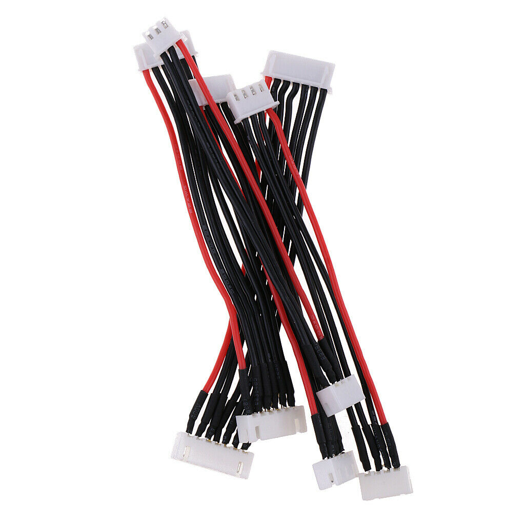 5pcs JST XH 2.54mm Connector Extension Lead Wires Cables 4 inch for RC Lipo