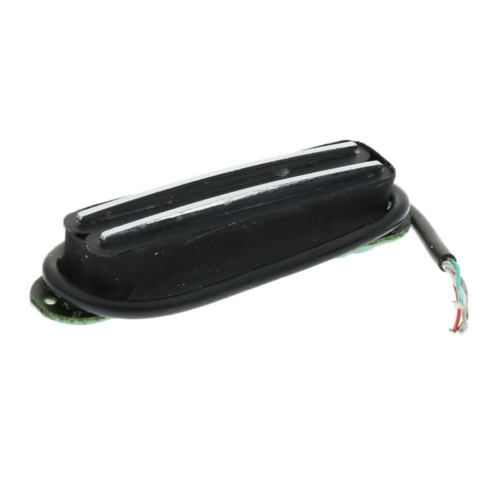 Durable 2x Pickup Dual Hot Humbucker Rail for   Electric Guitar Parts